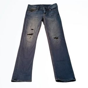White House Black Market The Slim Distressed Jean